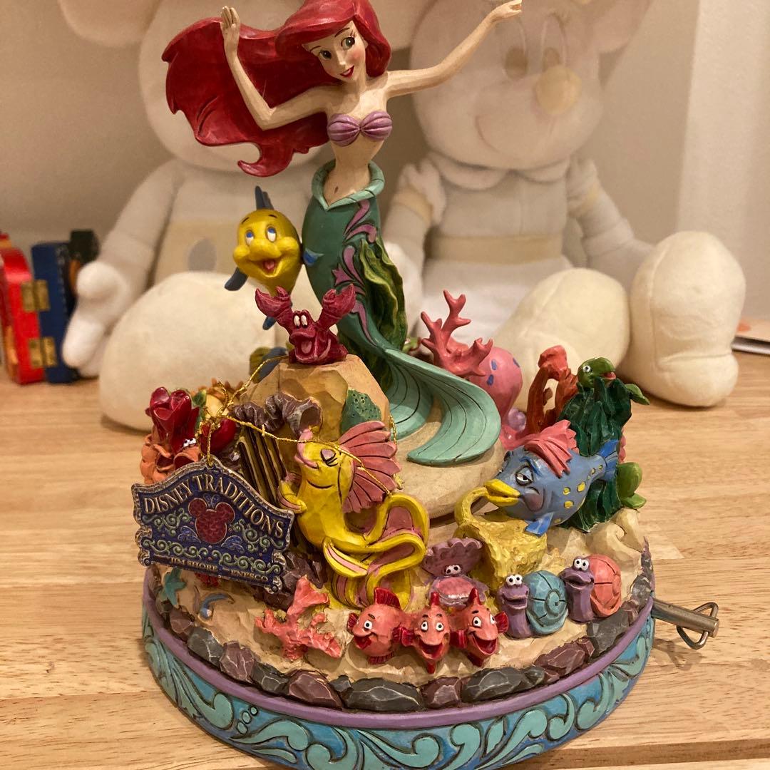 リトルマーメイド アリエル ジムショア トラディション オルゴール フィギュア