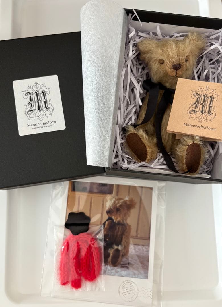 Maruccorina 様 テディベア ハンドメイド 作家 くま ぬいぐるみ