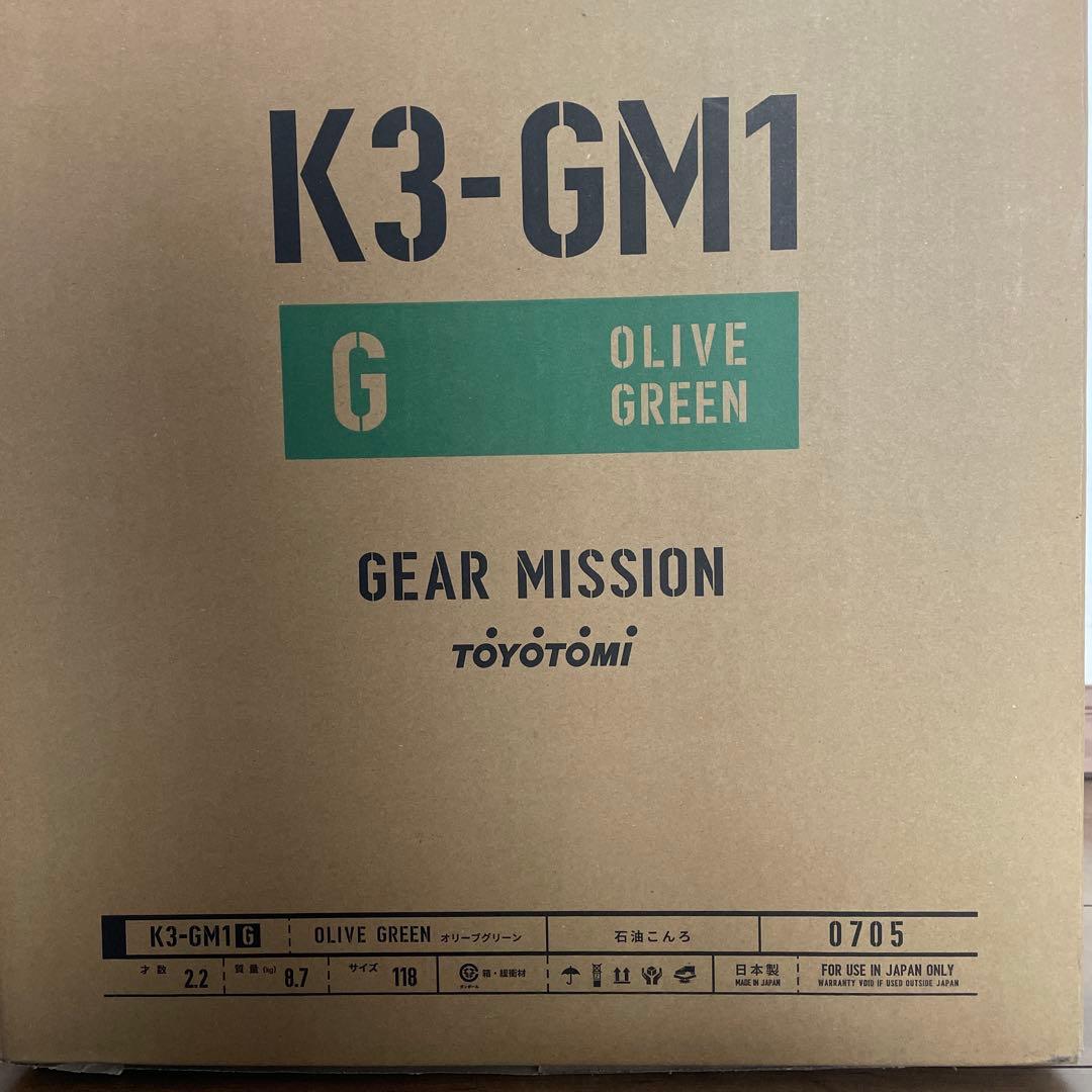 TOYOTOMI GEAR MISSION K3-GM1 オリーブグリーン