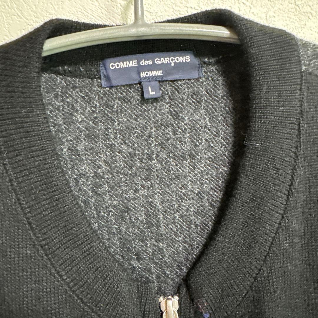 COMME des GARCONS HOMME ジップアップカーディガン