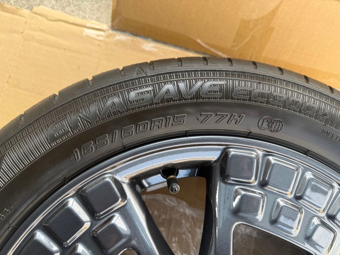 【2026年製 新車外し4本】165/60R15 ENASAVE EC300+