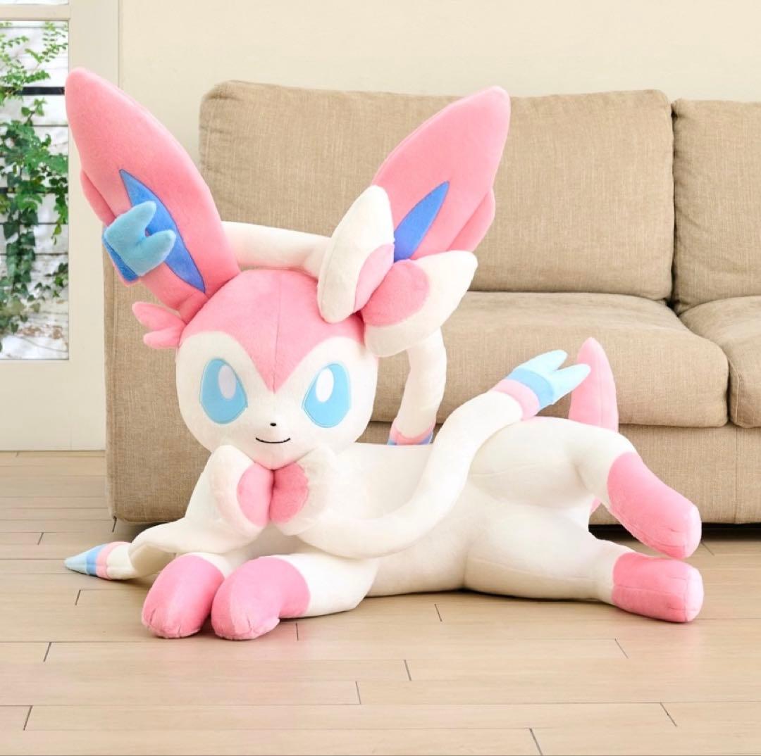 新品 ポケモンセンター　等身大　ニンフィア　ぬいぐるみ 受注生産 Eevee