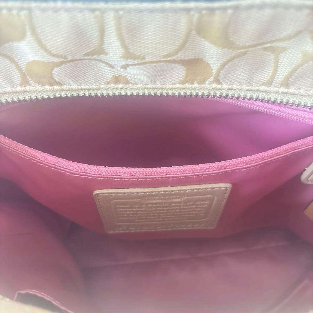 COACH コーチ　シグネチャー　トートバッグ　パッチワーク風　肩掛け
