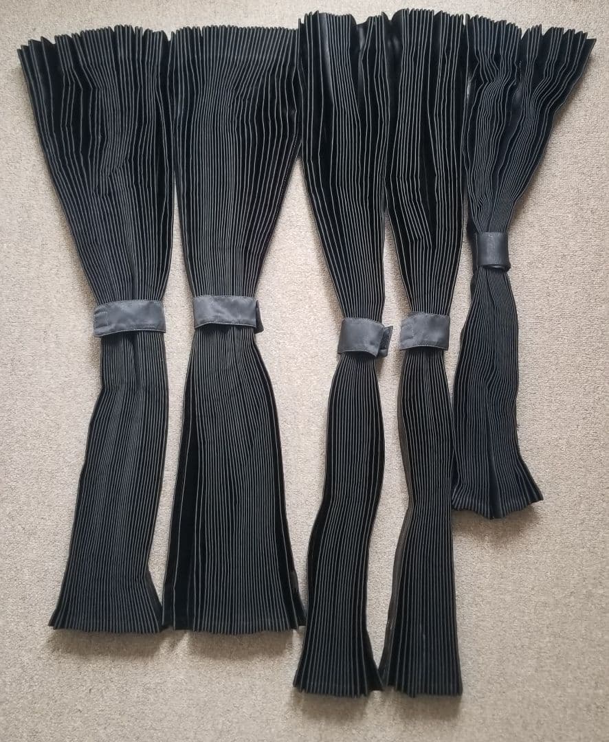 トラック遮光カーテンセット　黒色