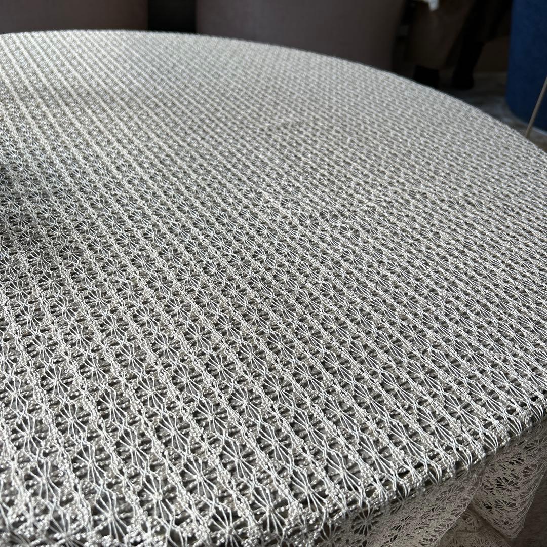 川島織物セルコンのレースカーテン2枚組