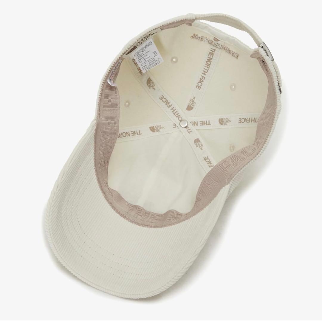 THE NORTH FACE アイボリー ベースボールキャップ