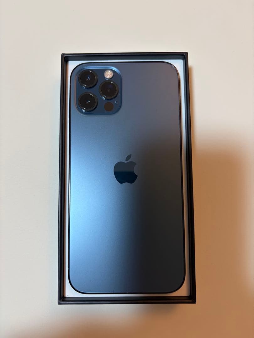 【美品】iPhone12Pro 128GBパシフィックブルー