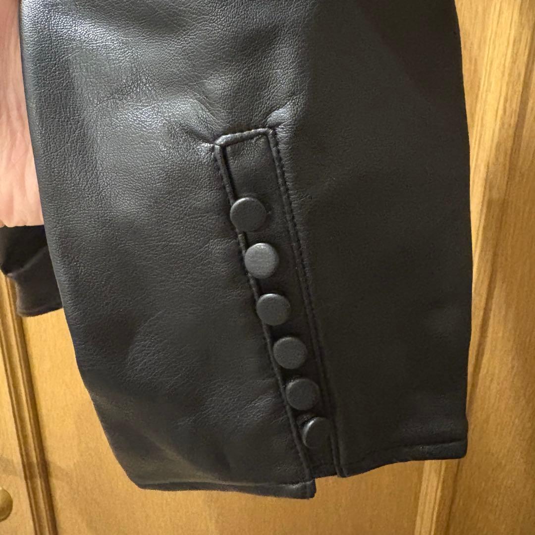 LA BELLE ETUDE ボリュームギャザーフェイクレザーボレロ