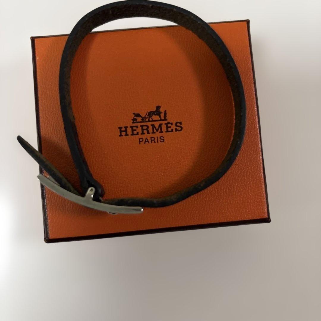 HERMES レザー ブレスレット