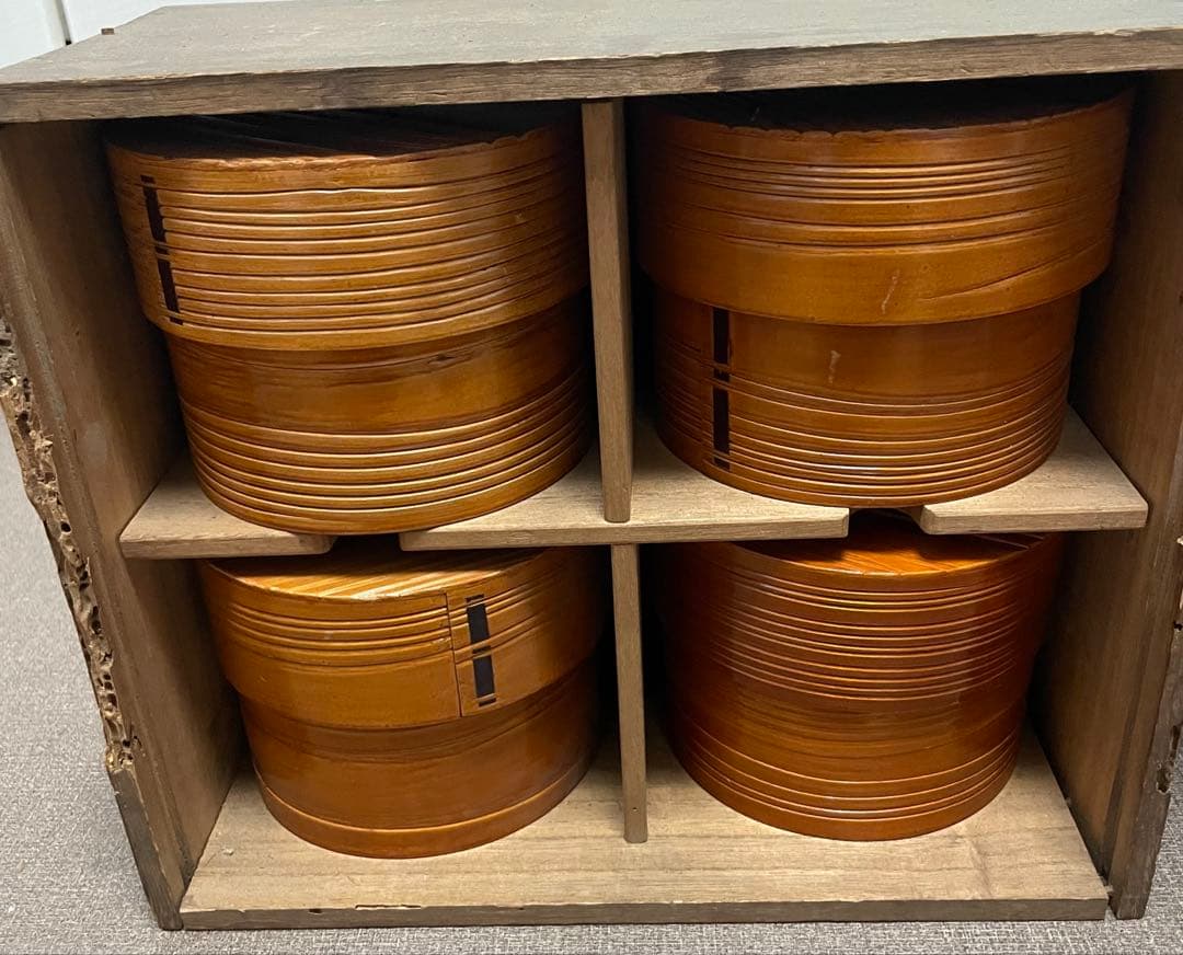 年代物　曲げわっぱ　おひつ　弁当箱