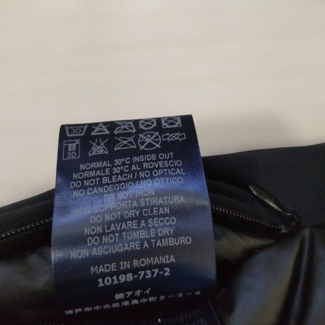 美品 ヘルノ HERNO ラミナー ショートダウンジャケット ブラック 42