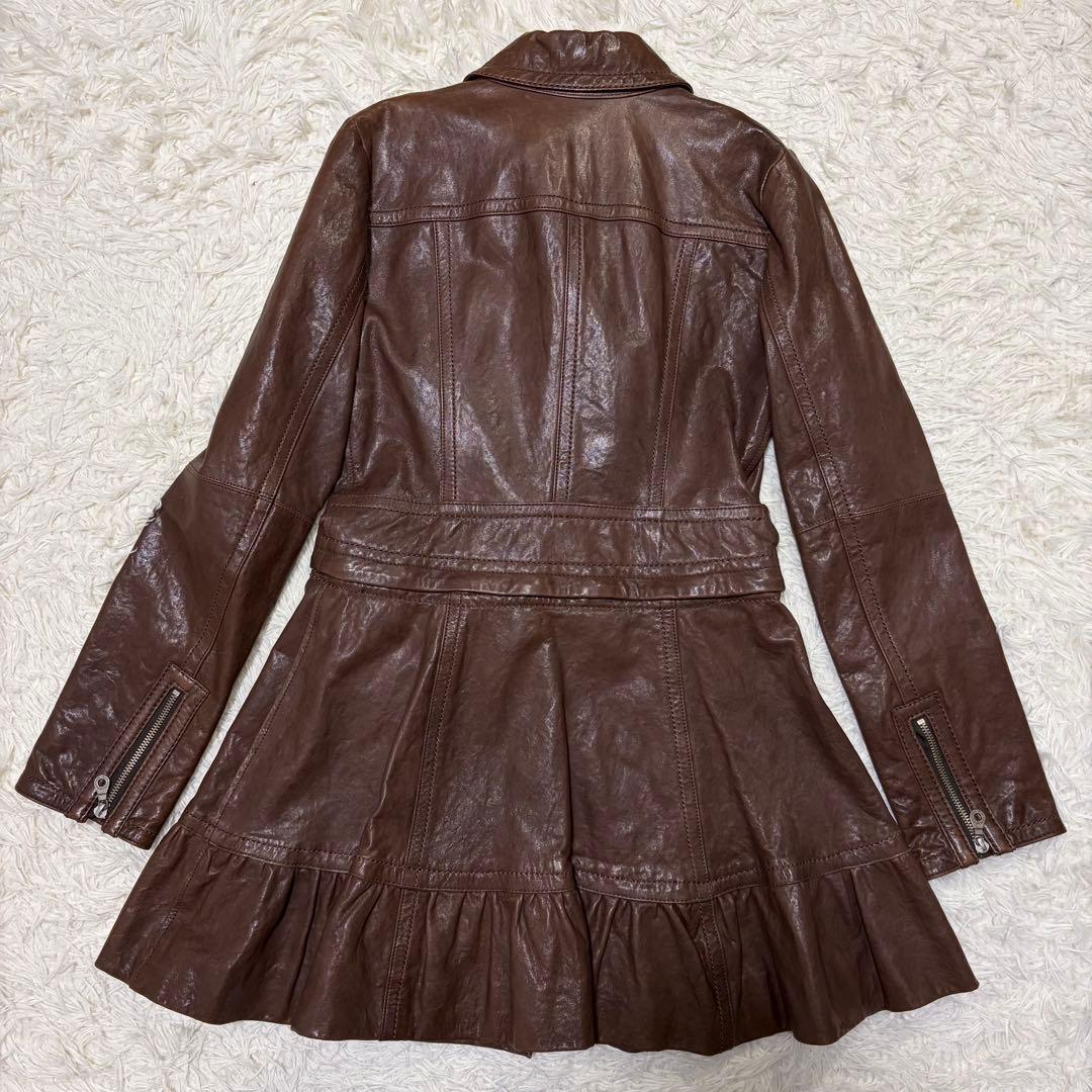 ✨美品✨BURBERRY BLUE LABELバーバリー　レザーワンピース　Ｍ