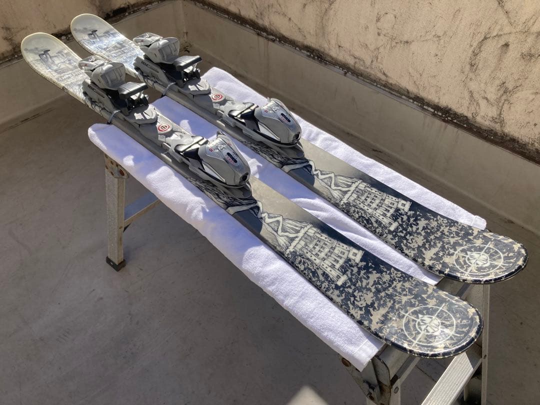 ショートスキー(ファン ミドル ミッド) 解放ビィンディング K2 marker