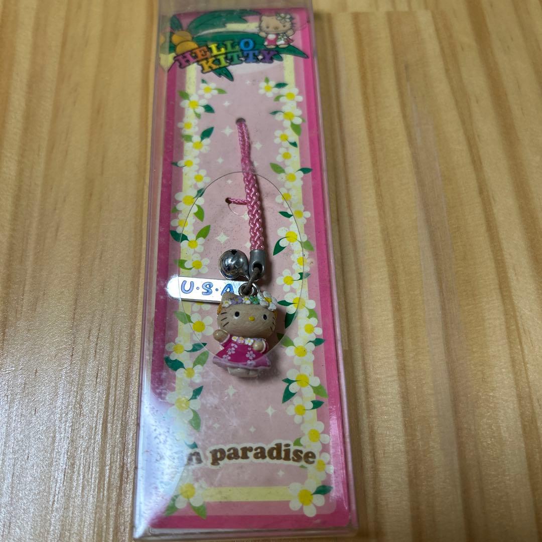 ハローキティ　ご当地根付け　ハワイ限定6点セット　日焼けキティ