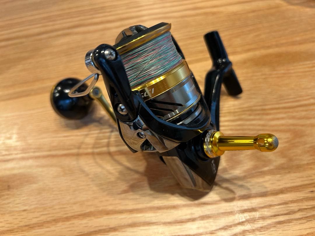 シマノ ナスキー4000XGスピニングリール ゴメクサスパワーハンドル