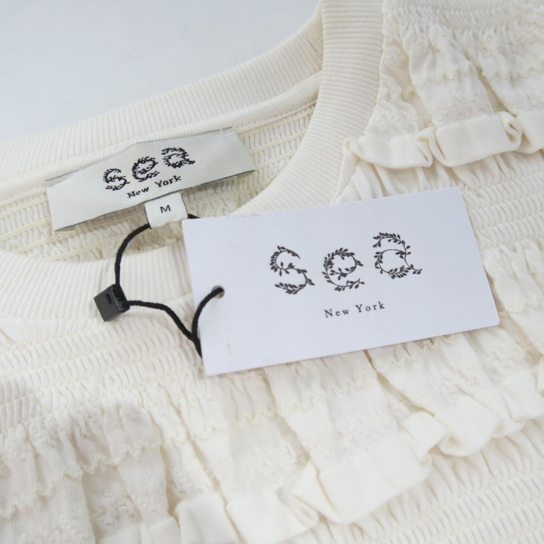 トップス Sea New York MABLE CAMBRIC SMOCKED TOP
