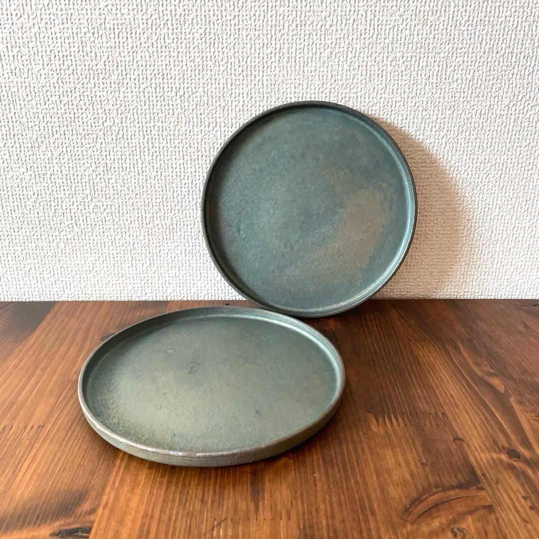 瀬川辰馬　硫化銀彩　切立プレート