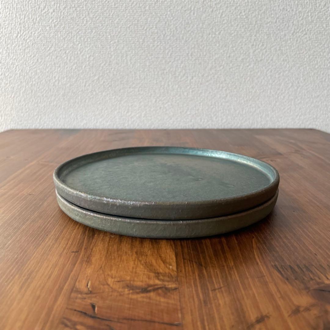 瀬川辰馬　硫化銀彩　切立プレート