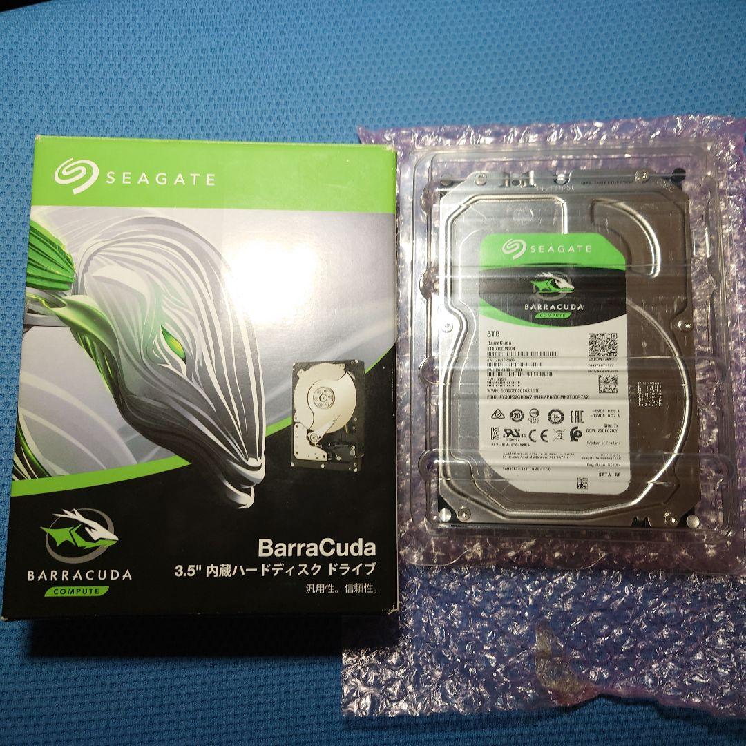 内蔵型ハードディスクドライブ Seagate Barracuda 8TB HDD