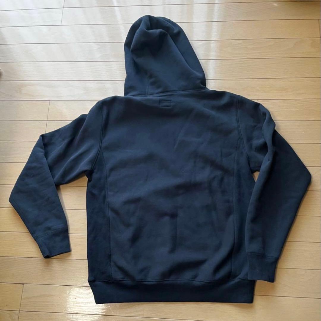 NOAH ネイビー フード付きパーカー