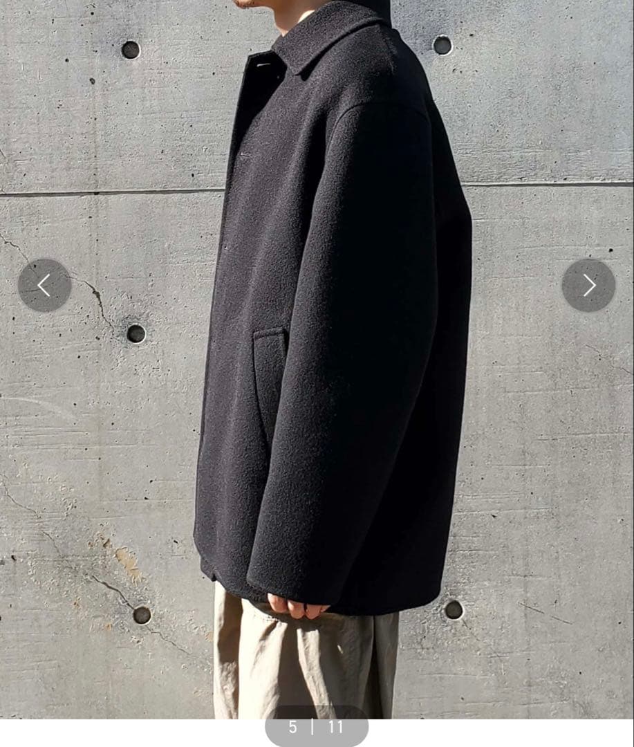 ATON エイトン 別注　Double Cashmere Melton カシミヤ