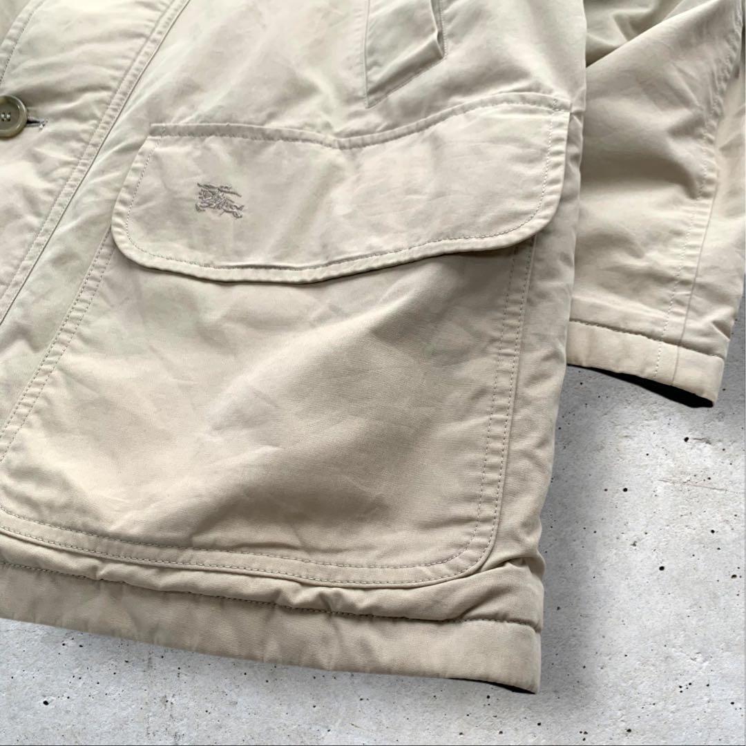 【ぴかそ 様】80sバーバリーズ リバーシブルウールフィールドハーフコートスペイ