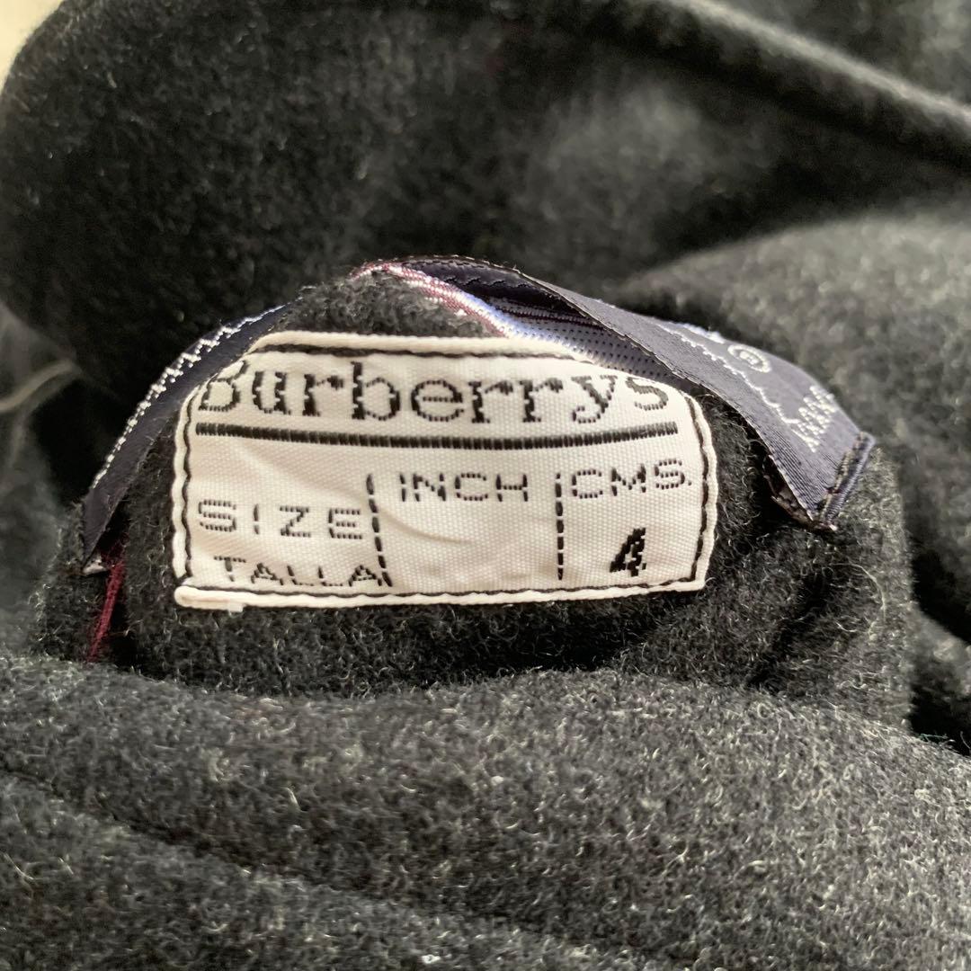 【ぴかそ 様】80sバーバリーズ リバーシブルウールフィールドハーフコートスペイ