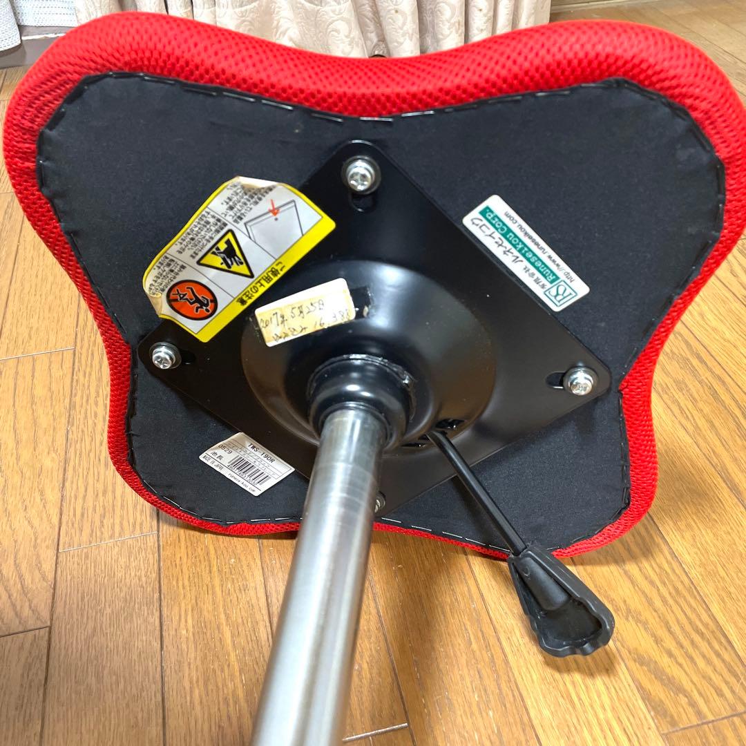 〈日本製〉ルネセイコウ カウンターチェア 椅子 高さ調整可能 回転