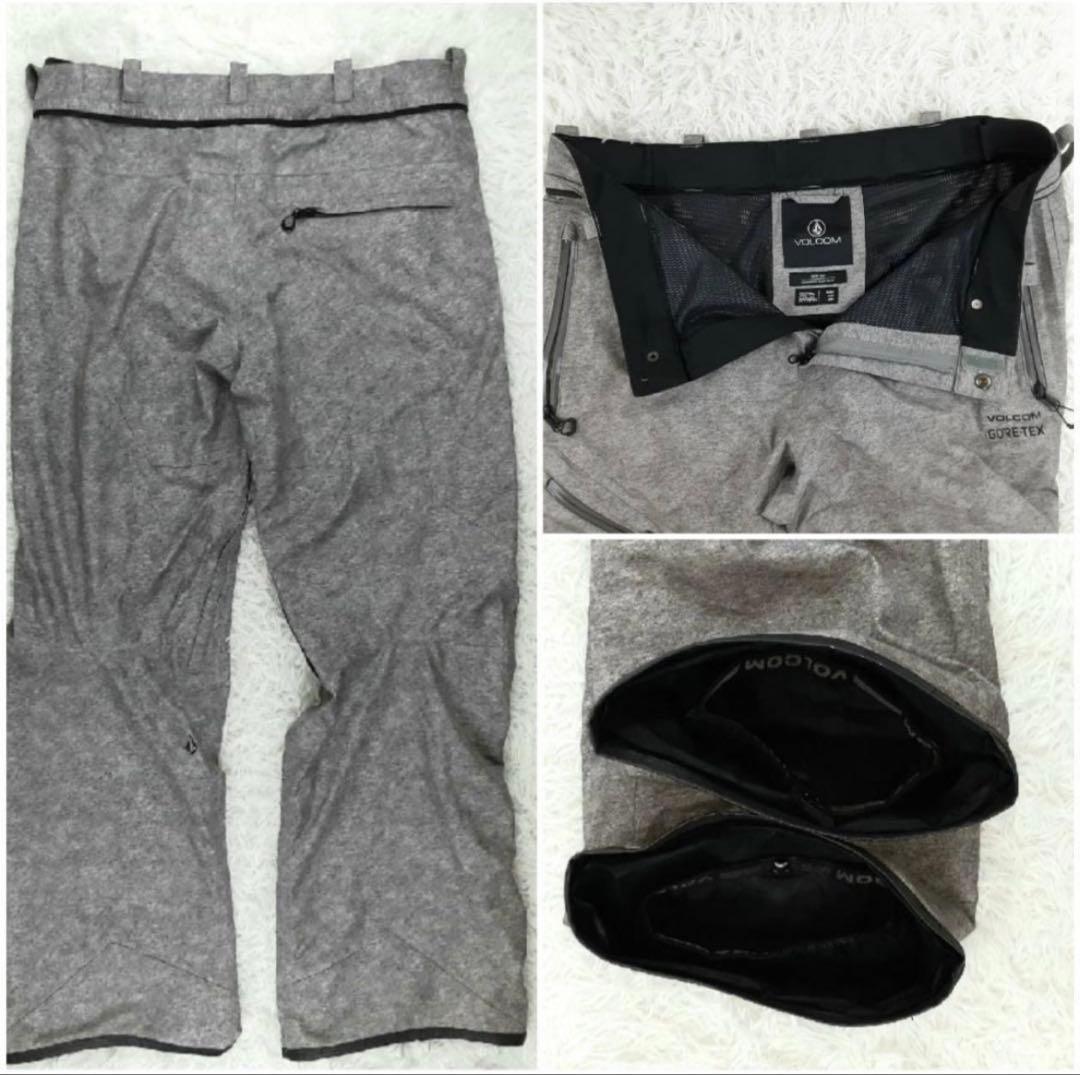 美品 XL◎VOLCOM スノボウェアセットアップ ゴアテックス ボルコム