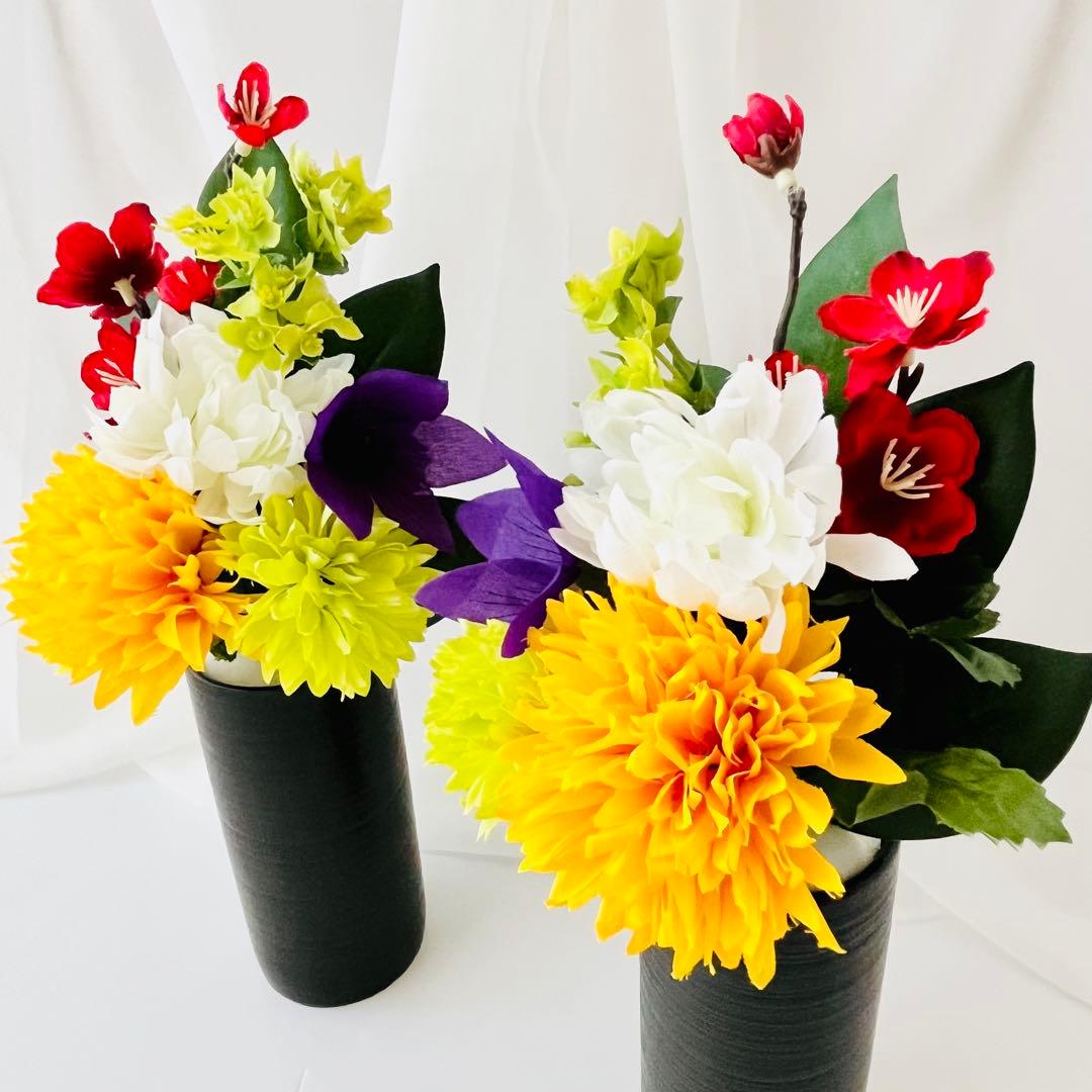 いいね不要様 オーダー 仏花 2対 ケース入り 仏花 一対