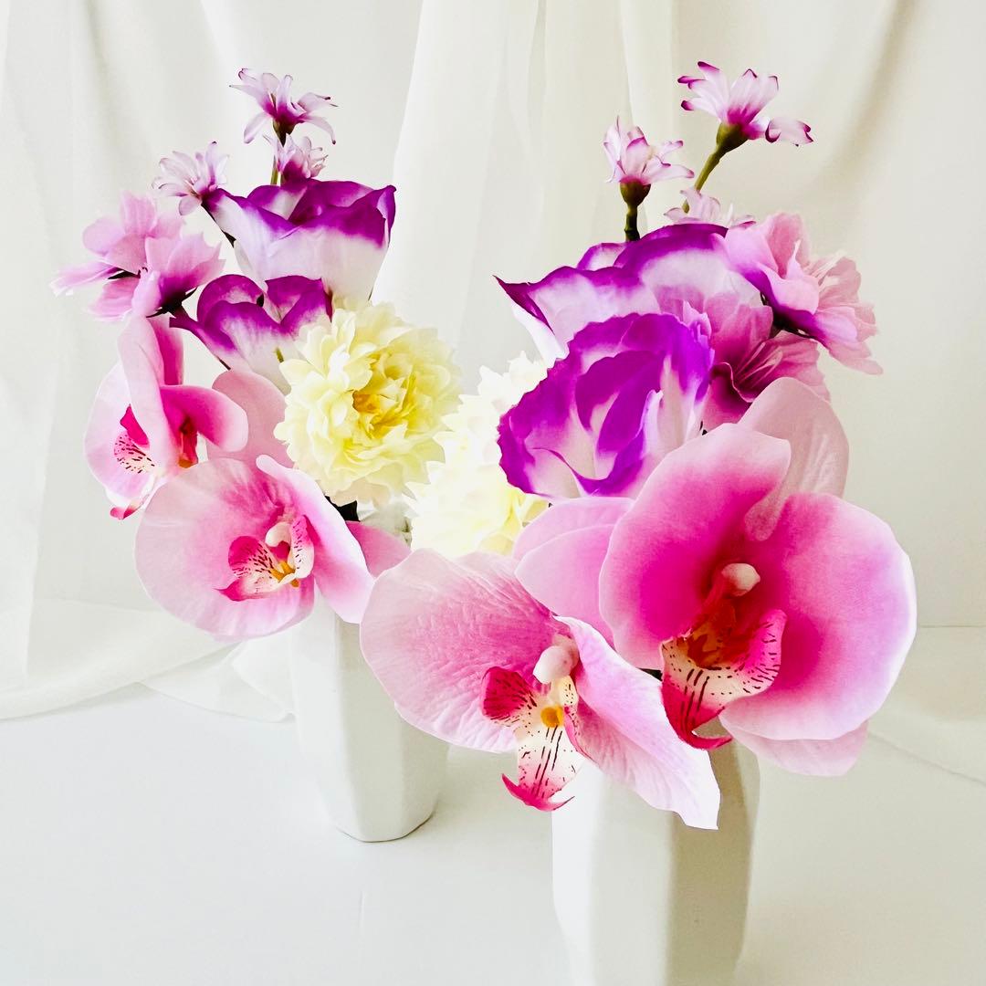 いいね不要様 オーダー 仏花 2対 ケース入り 仏花 一対