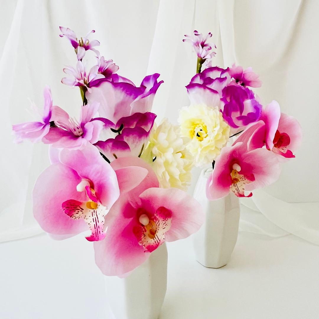 いいね不要様 オーダー 仏花 2対 ケース入り 仏花 一対