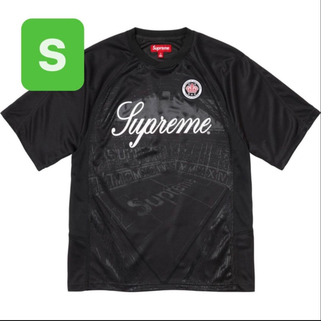 ウェア Supreme Jacquard Soccer Jersey Black \