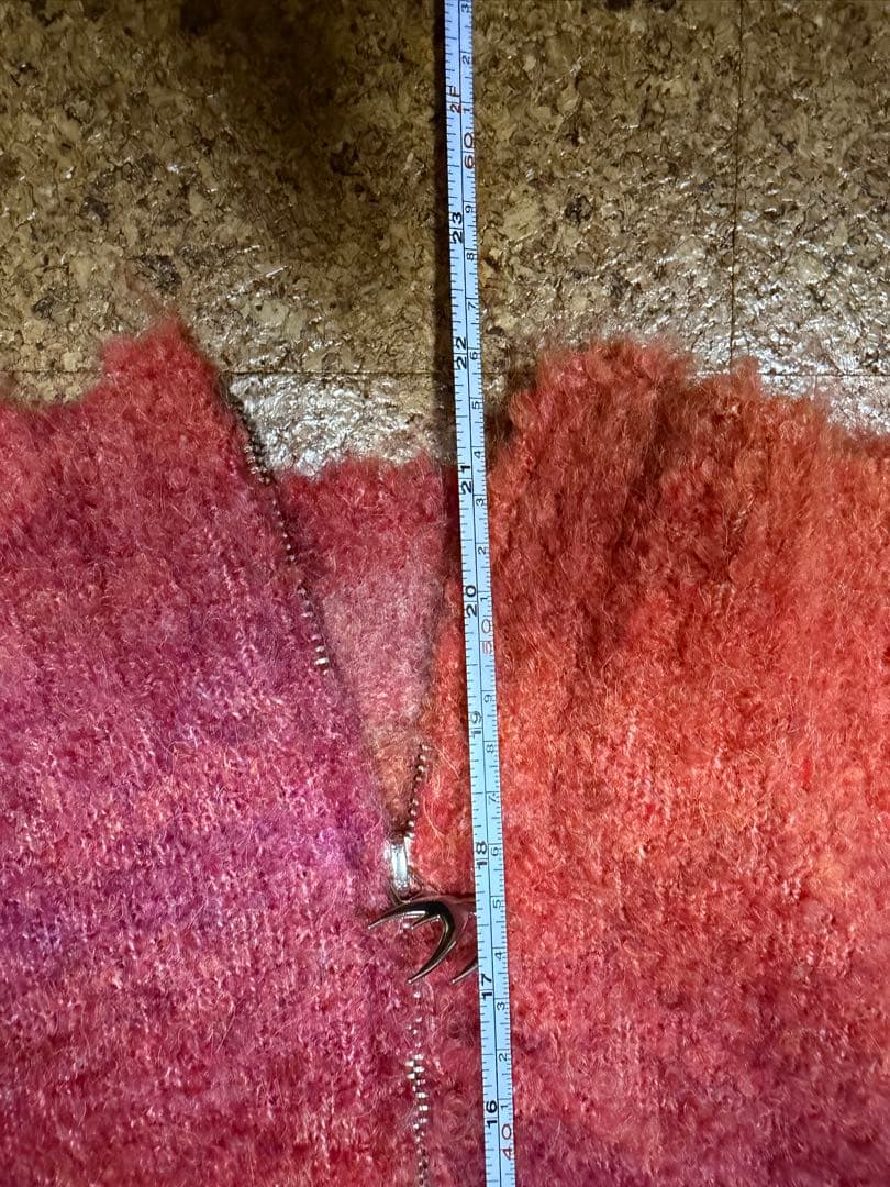 トップス scuffers Quarter Red Zipper Knit S