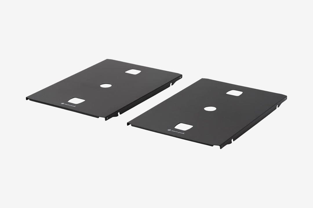 新品未使用品⭐︎ peak フラットバーナー専用リッドトレー黒2枚セット
