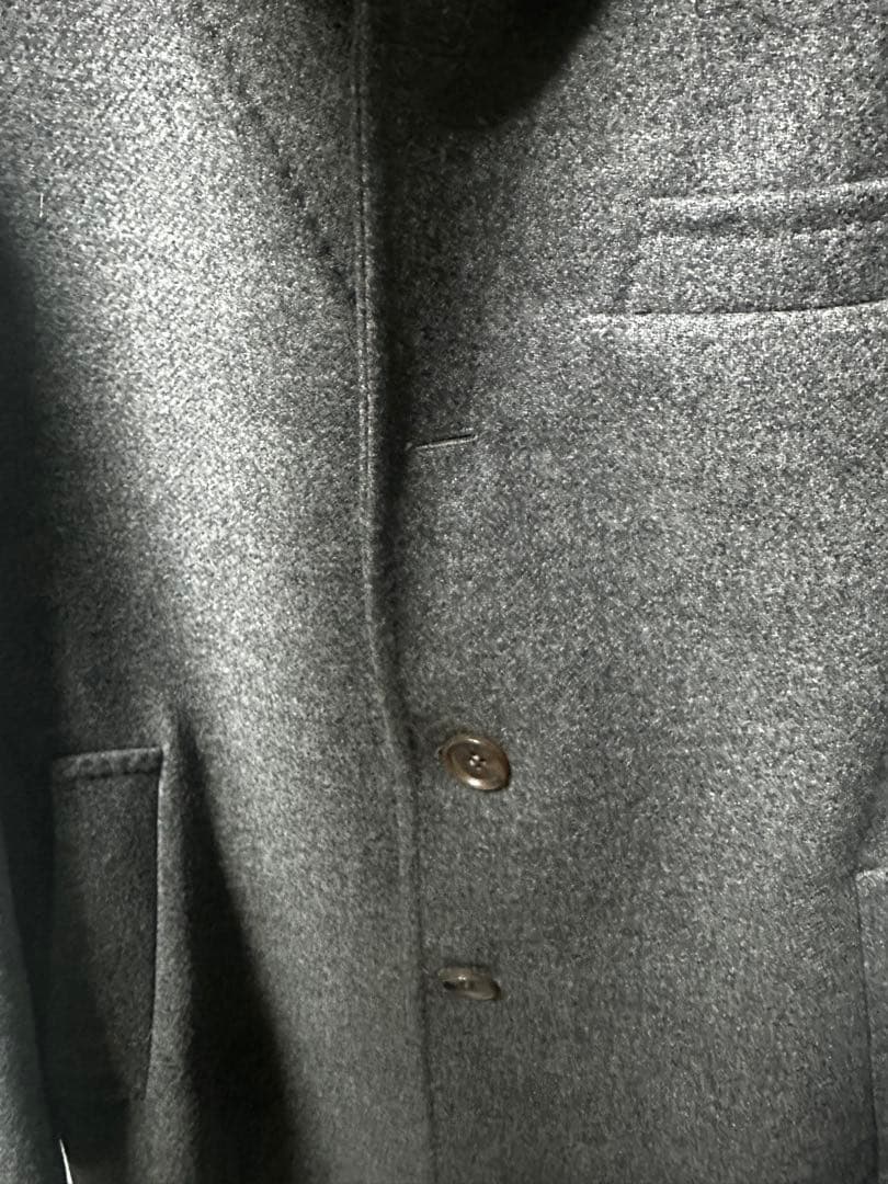 Gabo 44 ウールフランネル ダブルフェイスシングル3Bチェスターコート