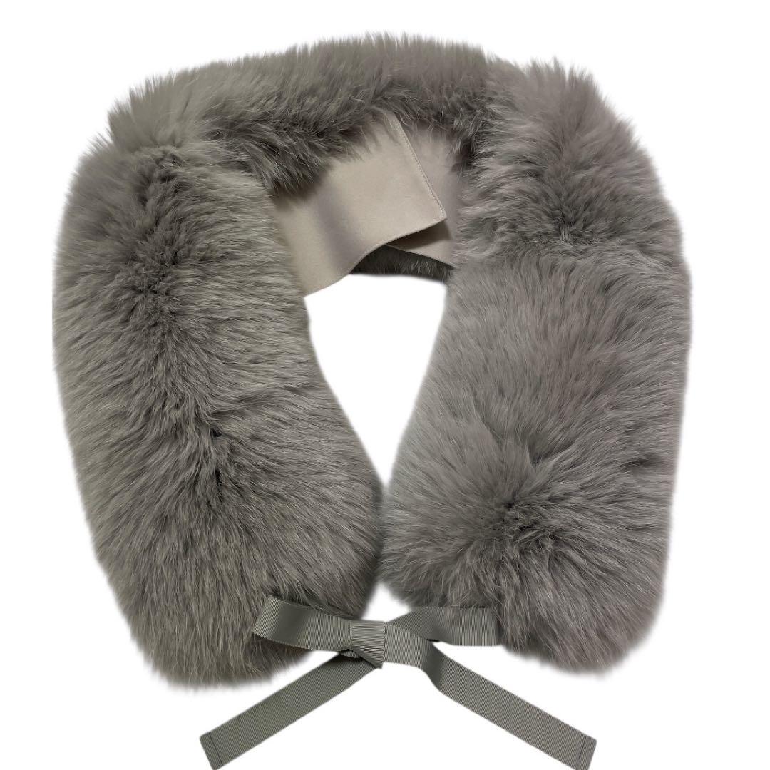 ANTEPRIMA アンテプリマ ティペット　サガフォックス　グレー　ゴージャス