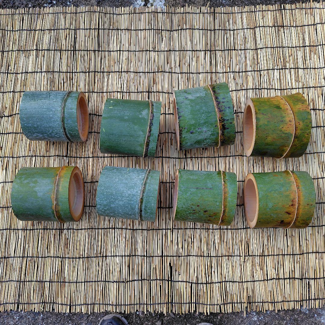 JK様「専用画面」　香川県産→　孟宗竹・花器　８個　極太サイズ