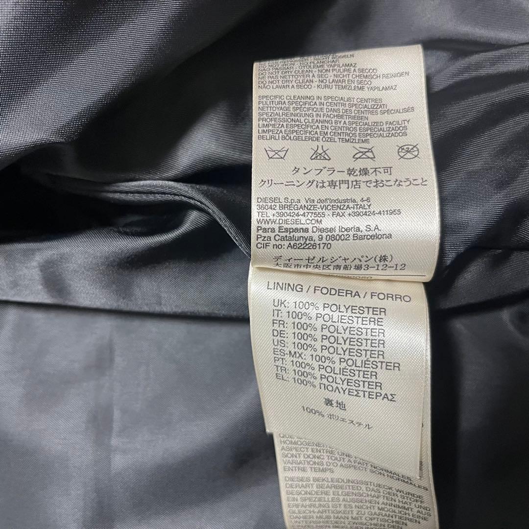 DIESEL/ディーゼル/ライダースジャケット/M/ブラック