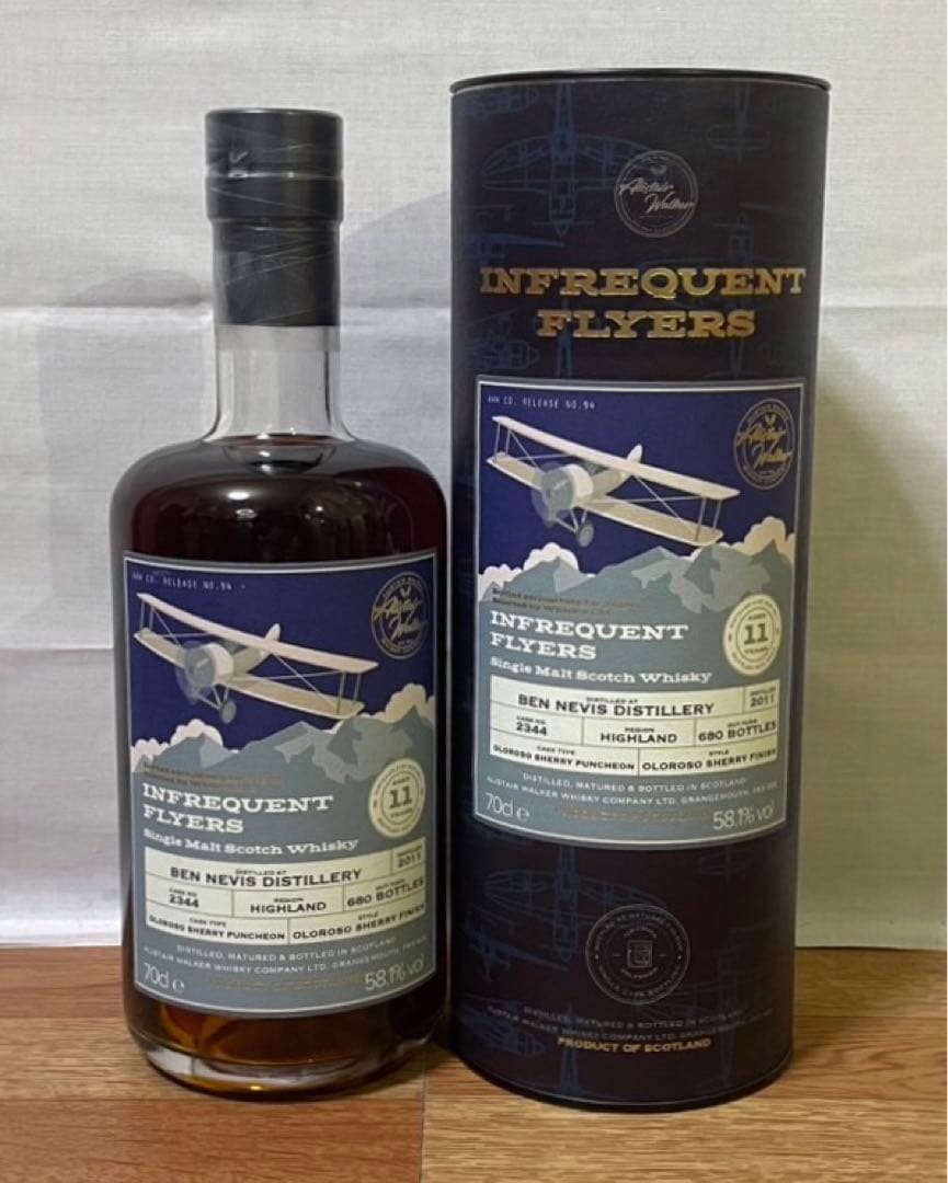 アリスターウォーカー ベンネヴィス11年2011 オロロソシェリーパンチョン