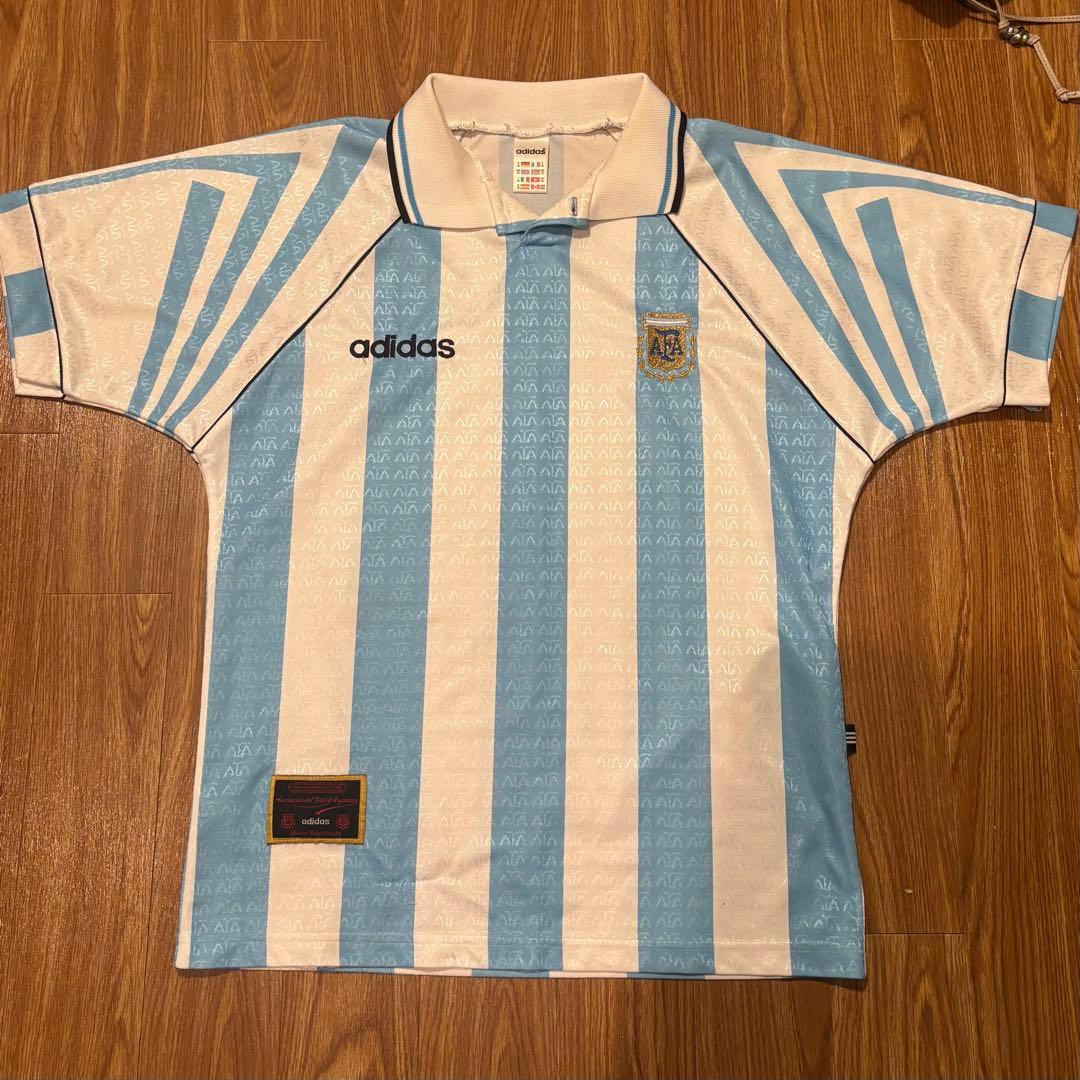 サッカー　adidas 96-97 アルゼンチン代表　ユニフォーム 90s