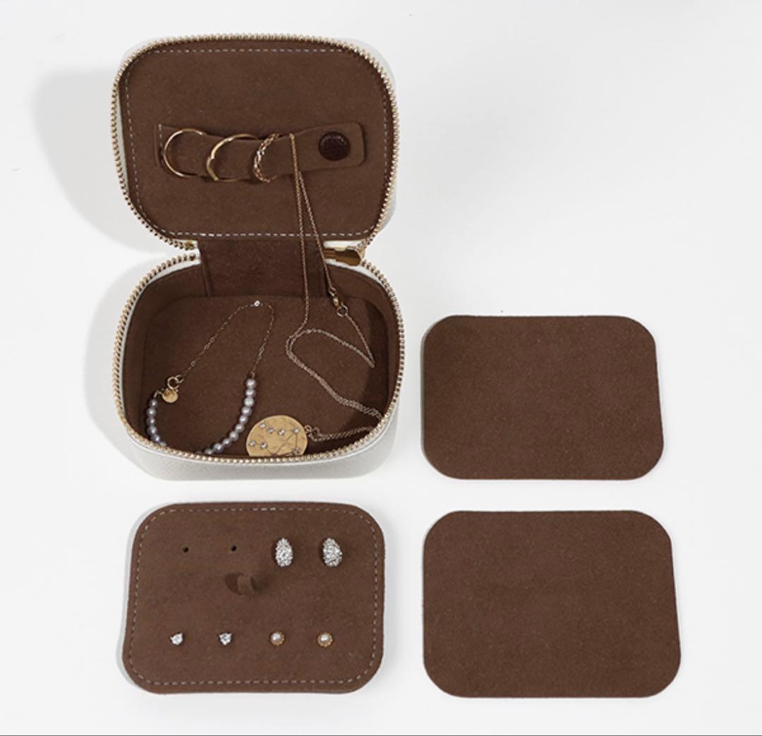 【新品箱付き】銀座伊東屋 ジュエリーケース シェルホワイト カラーチャート