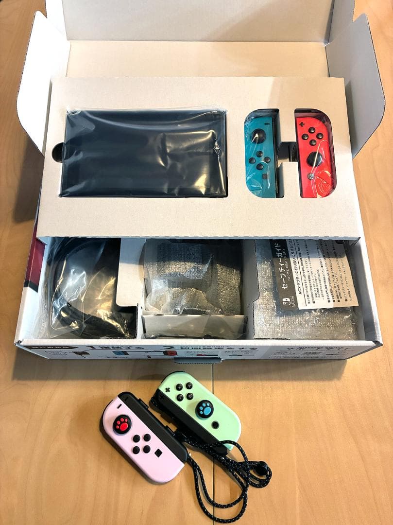 Nintendo Switch 本体一式 別売りJoy-Con・SDカード付き