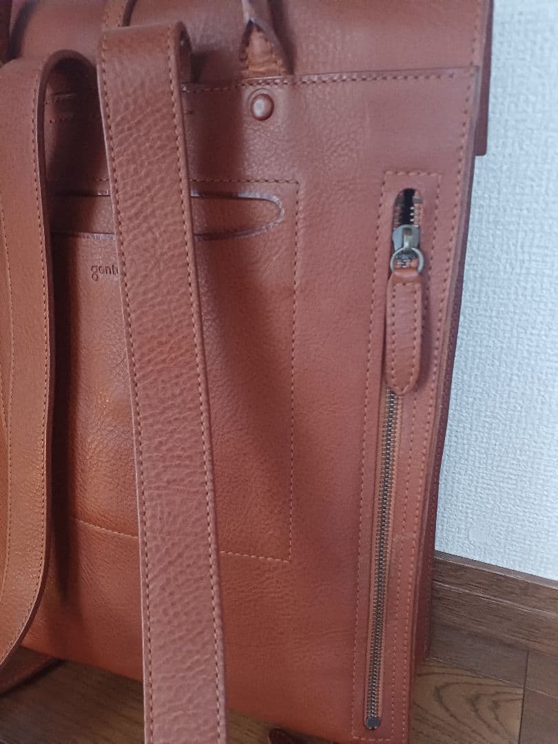 新品未使用gentenTOSCA限定復刻版リュックキャメルA4ノートPC収納可能