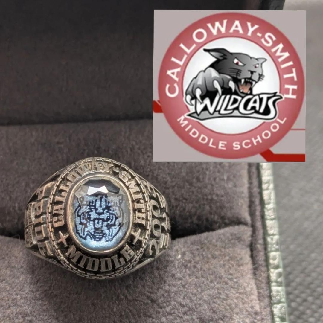 スターリングシルバー925 15号 カレッジリング PRIDE 2003年