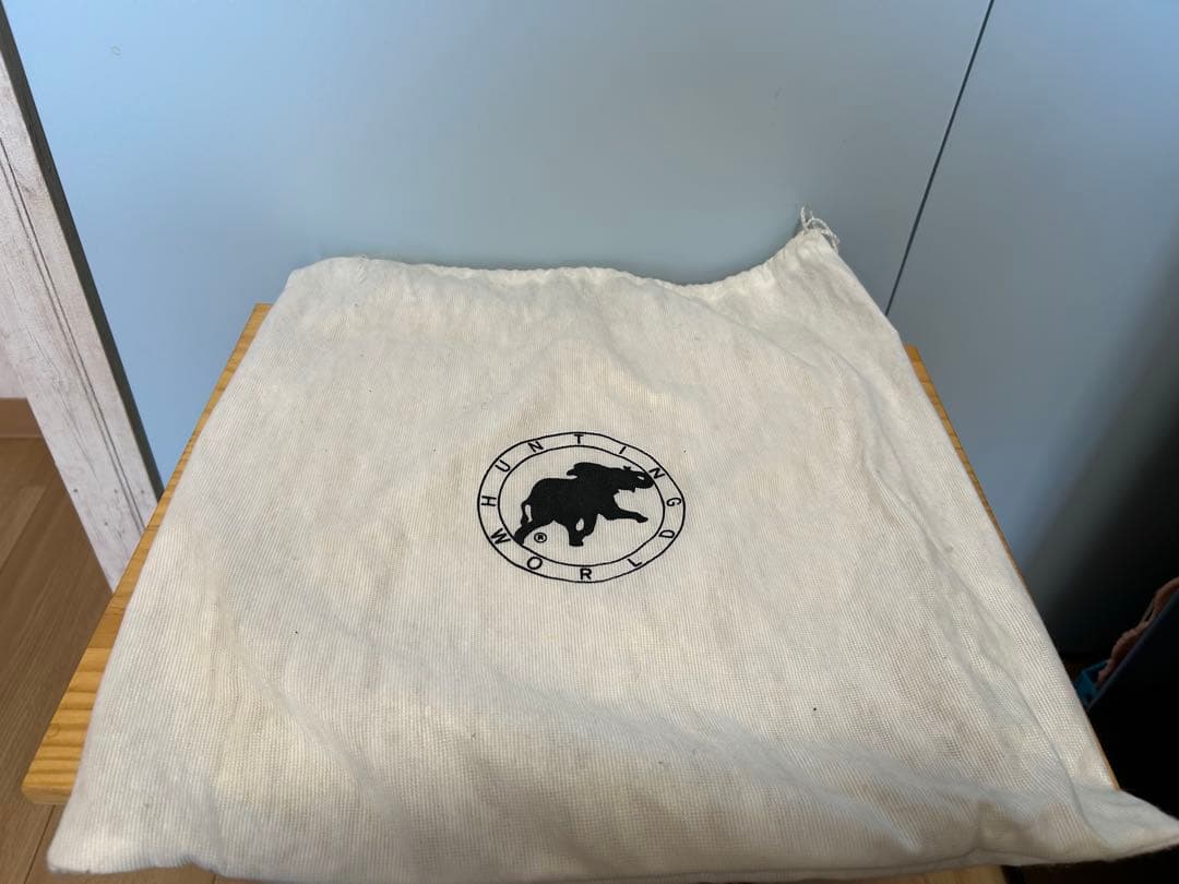 HUNTING WORLD トートバッグ ブラック/ブラウン