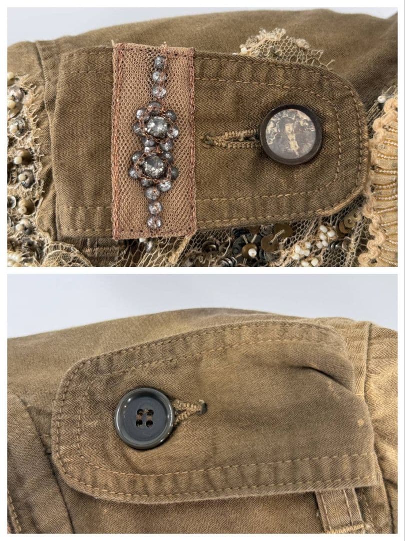 【新品未使用】シェアスピリット sharesprit 装飾ミリタリージャケット