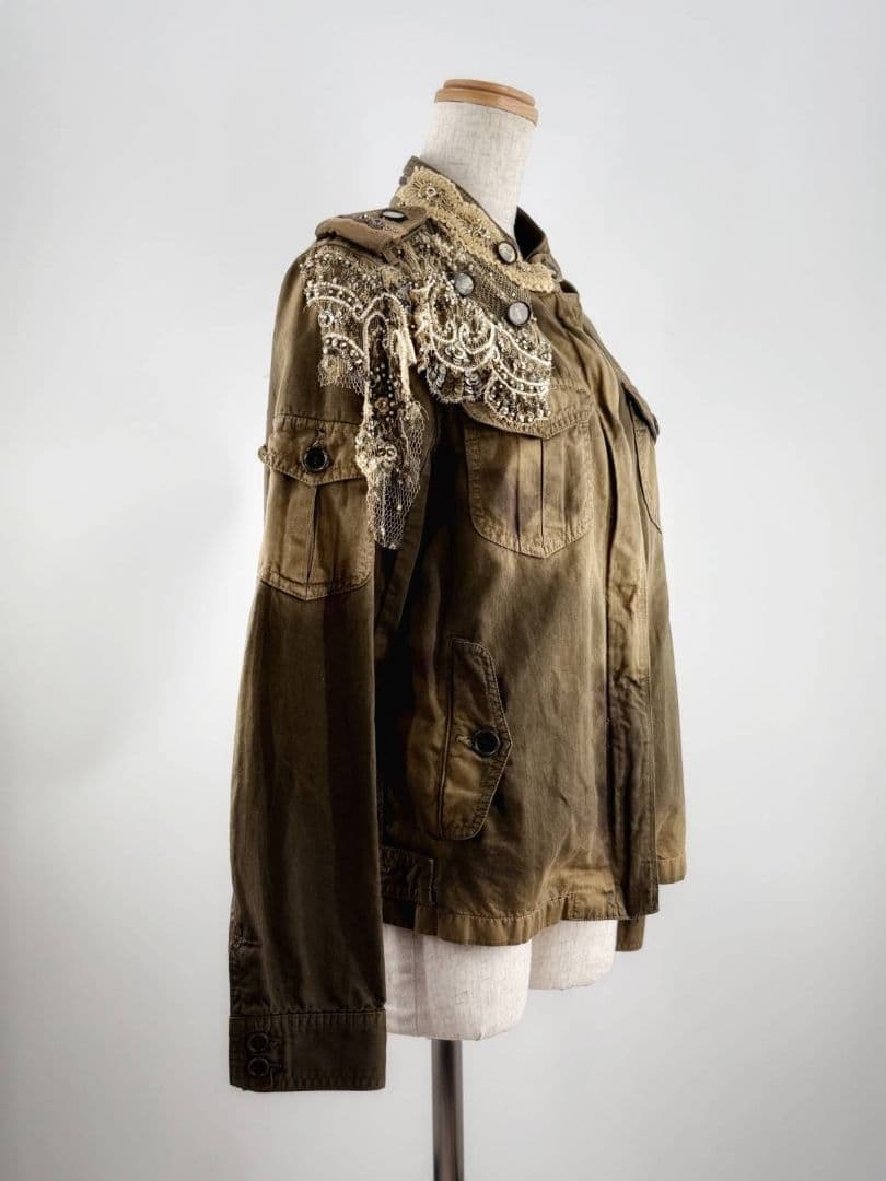 【新品未使用】シェアスピリット sharesprit 装飾ミリタリージャケット