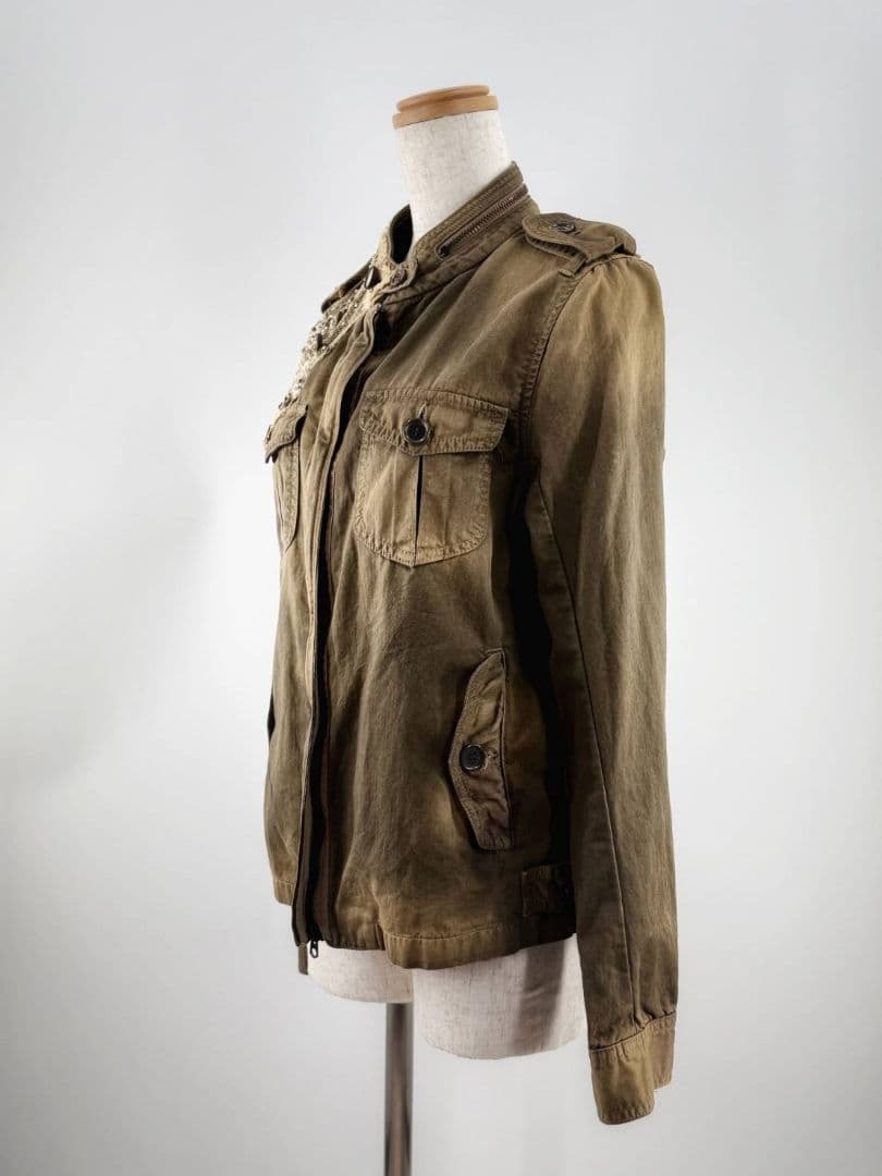 【新品未使用】シェアスピリット sharesprit 装飾ミリタリージャケット