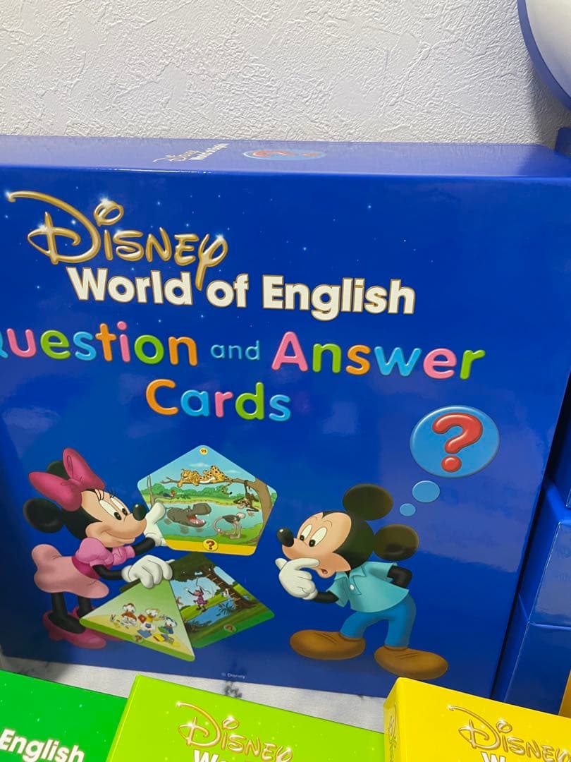 DWE ディズニー英語システム　トークアロング　Q&Aカードセット 美品　626